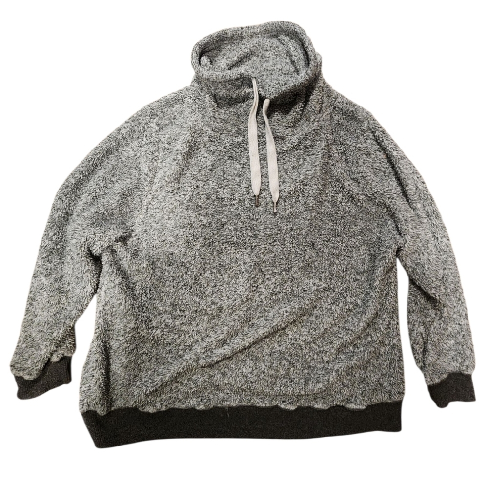 Gray Cowl Neck Sweater